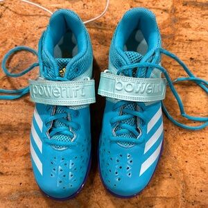 Adidas powerlifting shoes women’s 7  - worn twice so like new - no marks